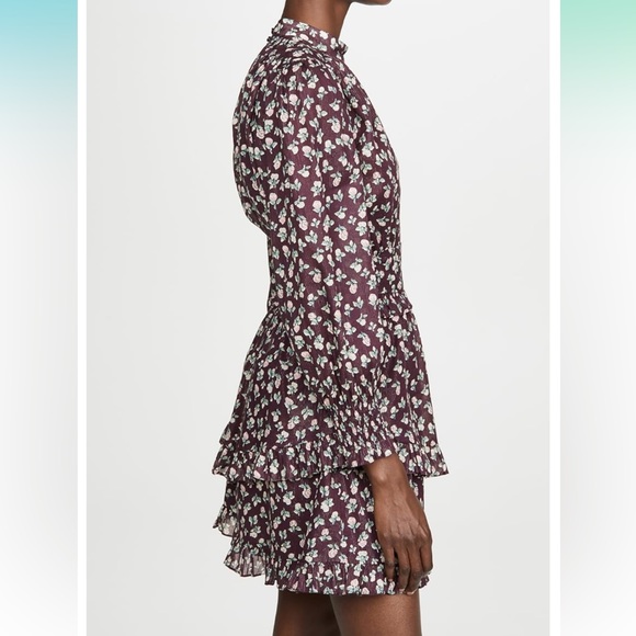 La Vie Rebecca Taylor Long Sleeve Cherise Dress - Picture 3 of 12